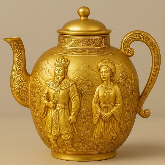 Bộ Đồ Uống Dát Vàng 24K