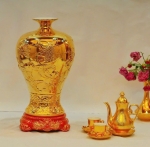 Bình Hút Lộc Dát Vàng 24k