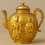 Bộ Đồ Uống Dát Vàng 24K