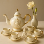 Bộ Đồ Uống Dát Vàng 24K