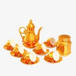 Bộ Đồ Uống Dát Vàng 24K