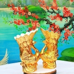 Bình Hoa Dát Vàng 24K